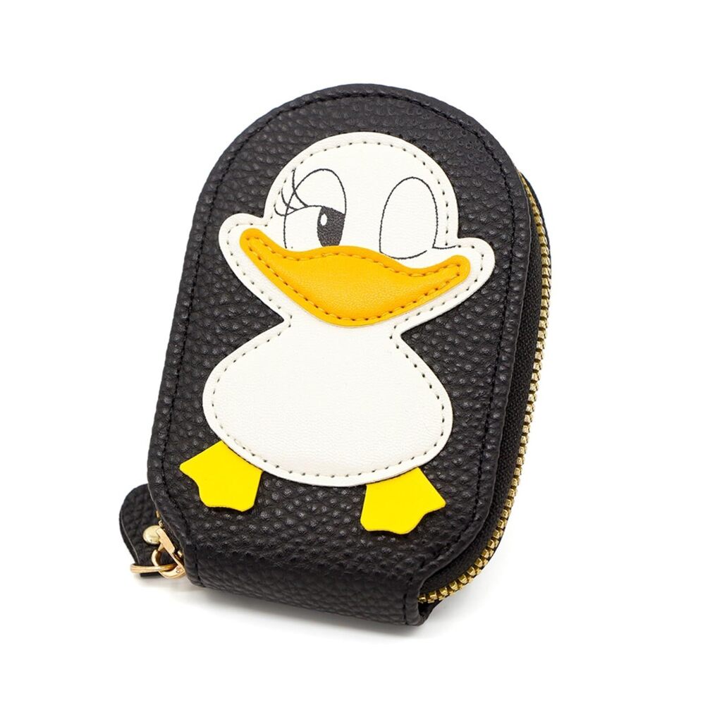 4624 Wallet Card Holder, RFID Blocking Purse,Cute Duck Small Minimalist